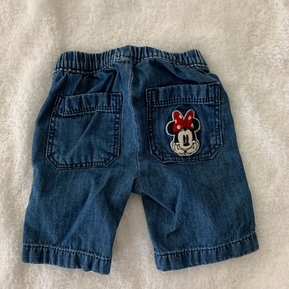 Baby Gap Disney Minnie Relaxed fit jeans 0-3M